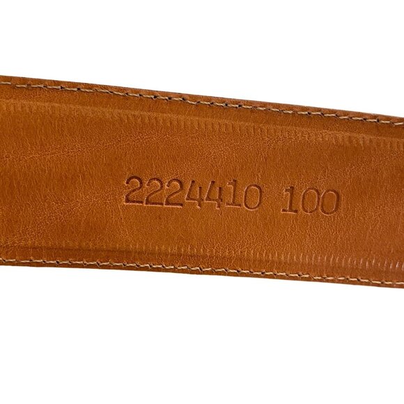 Ralph Lauren women's Genuine Lizard belt size 28 Black Italy preppy - Picture 5 of 7